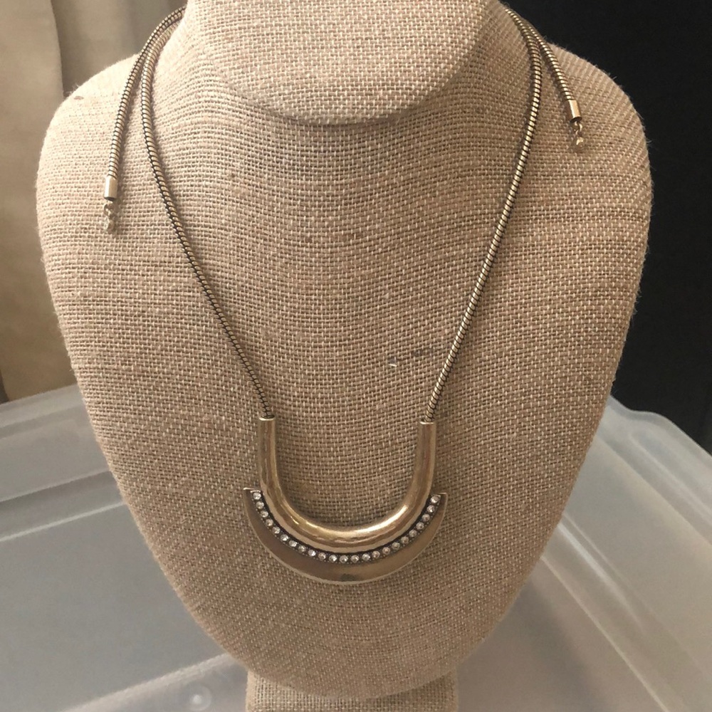 Chloe + Isabel antiqued gold necklace